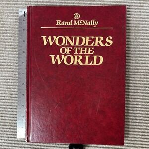 Rand McNally Wonders of the World 1991 Hardcover Illustrated History Travel Book